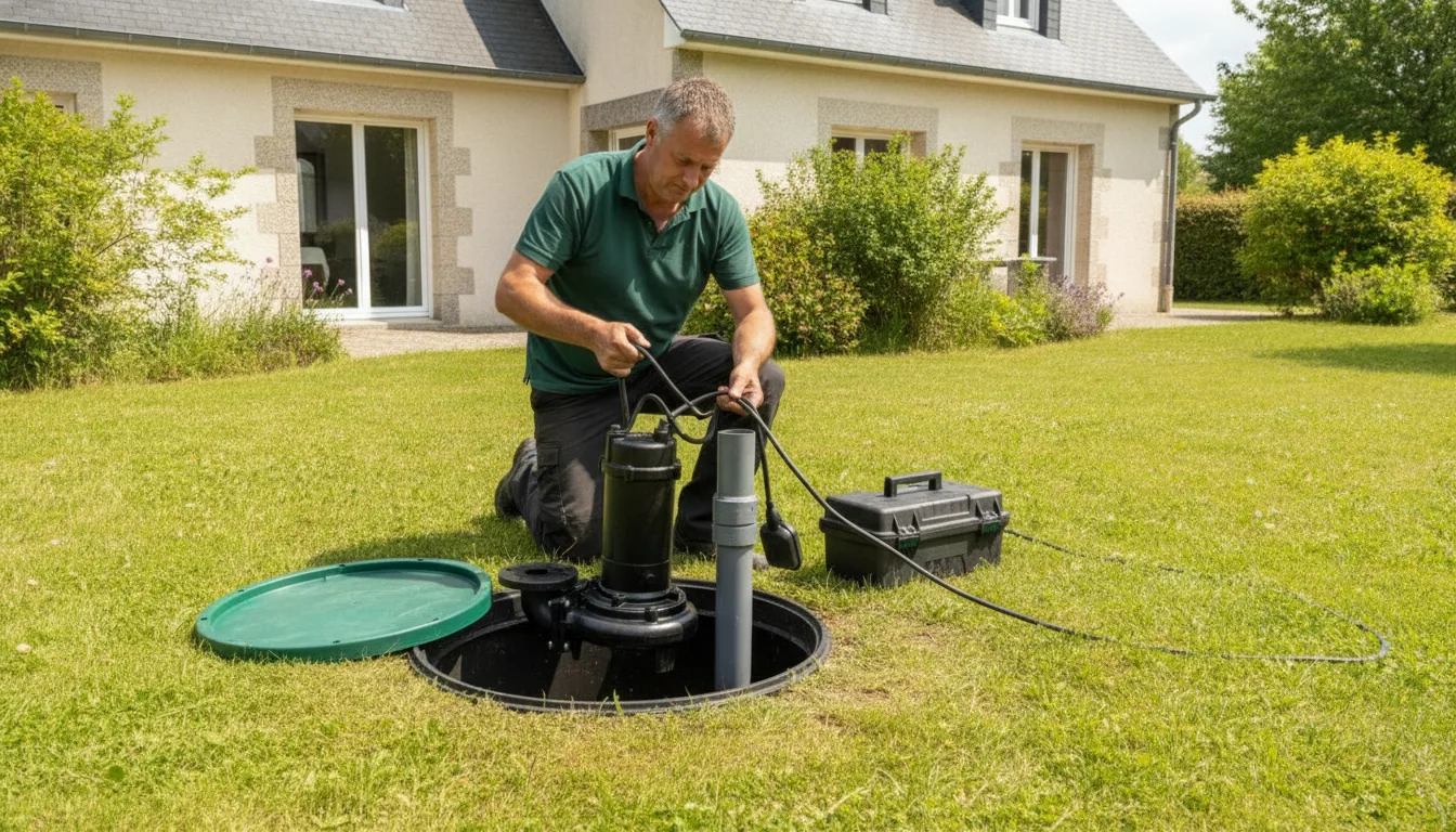 Dépannage pompe de relevage Saint-Mars-de-Coutais – méthode / geste technique